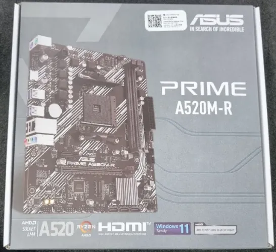 Placa Mãe ASUS Prime A520M-R socket AM4 para Ryzen serie 5000