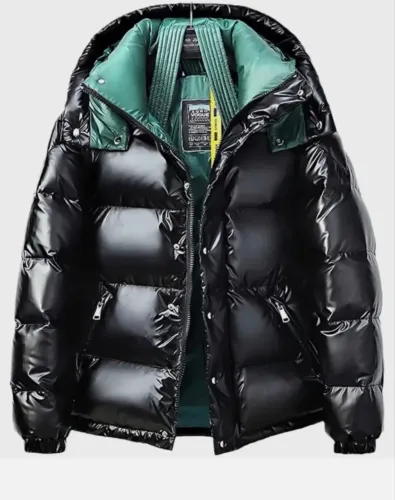 Jaqueta Puffer Masculina XQHO Vogue 3XL Preta - Nova
