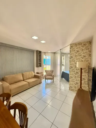 Apto com 47m²  Quarto e Sala  100% Mobiliado  Jatiúca (Corredor Cera