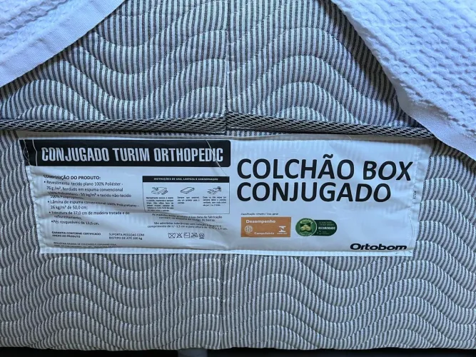 Cama box ortopédica turin