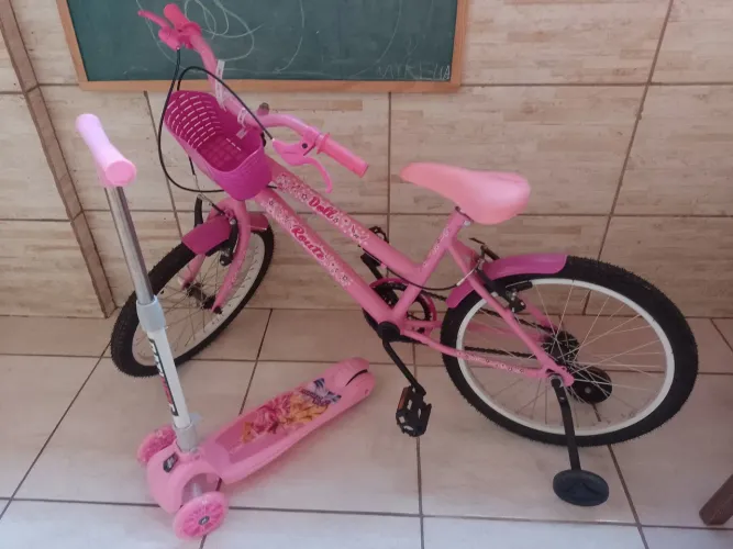 Bicicleta e patinete infantil 