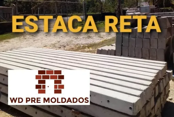Mourões Reta e Curvada Direto de Fábrica Wd Pre Moldados 