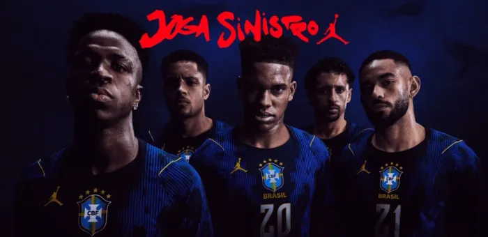 Banner / poster "Joga Sinistro" oficial copa do mundo 2026 (Nike/Jordan/CBF) novo,na caixa