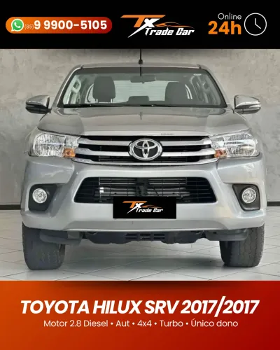 Toyota Hilux CD SRV 4X4 2.8 TDI Diesel Aut. 2017