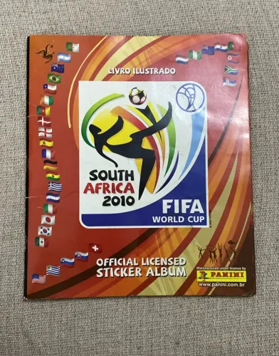 álbum copa do mundo 2010 incompleto
