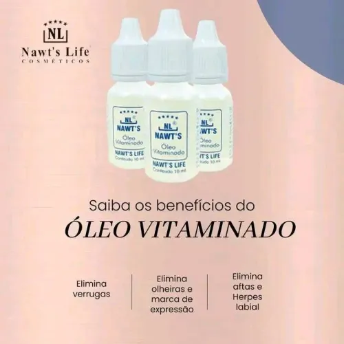 Óleo Vitaminado Nawts Life Cosméticos 