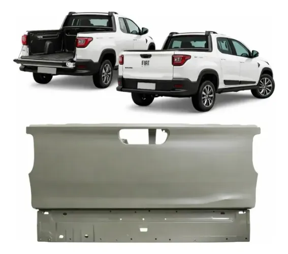 Tampa Traseira Fiat Strada 2021 2022 2023 2024 2025 2026