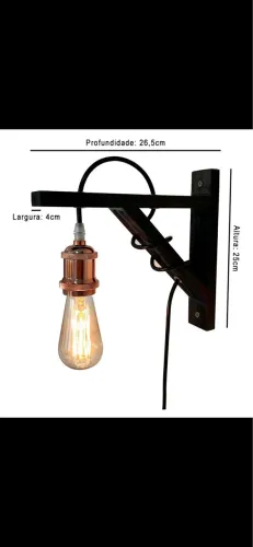 Luminária pendente 