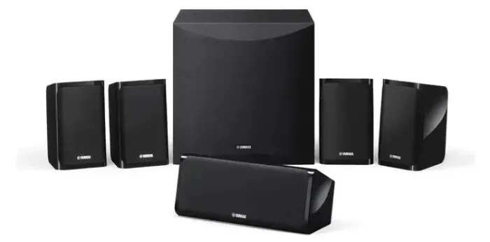 Kit Conjunto Yamaha Ns-p41 5.1 Preto (Usado)
