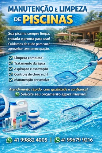 Limpeza de piscinas