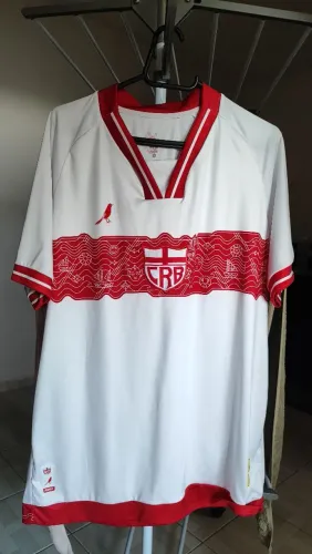 Camisa oficial CRB versão torcedor 2025 branca