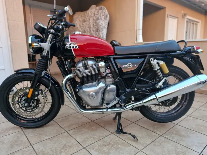 Royal Enfield Interceptor 650 (2020/2021) - Revisada, Pneus Novos