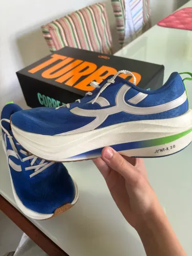 Olympikus Corre Turbo - Azul com Verde