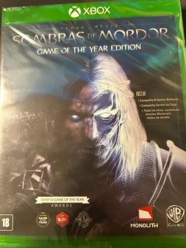 Jogo Xbox Terra Média Sombras de Mordor GOTY - LACRADO