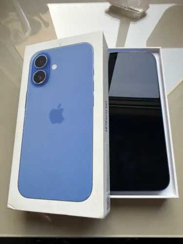 IPhone 16 Ultramarine 128gb - CAIXA E CARREGADOR acompanha