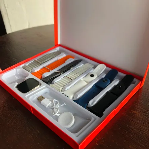 Smartwatch com 7 pulseiras novo