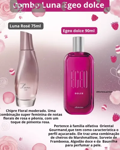 Combo Luna Rosé 75ml + Egeo dolce 90ml