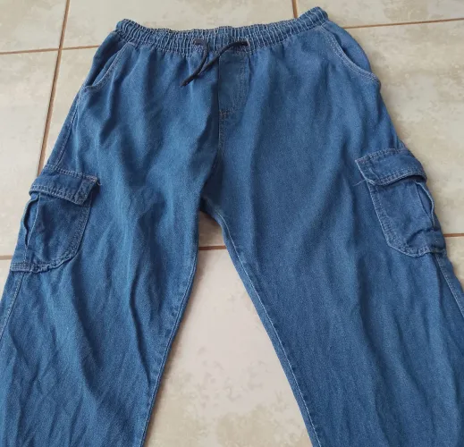Calça cargo HD masculina jeans tamanho 46