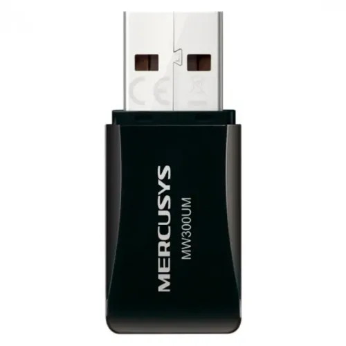 Mini Adaptador Wi-fi 300mbps Usb Wireless Mercusys N300 Mw300um *ENTREGA GRÁTIS*
