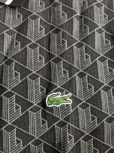 Lacoste Monogram Jacquard Polo