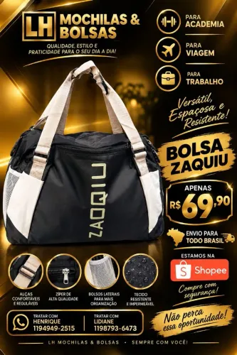 Bolsa para Academia e Viagem