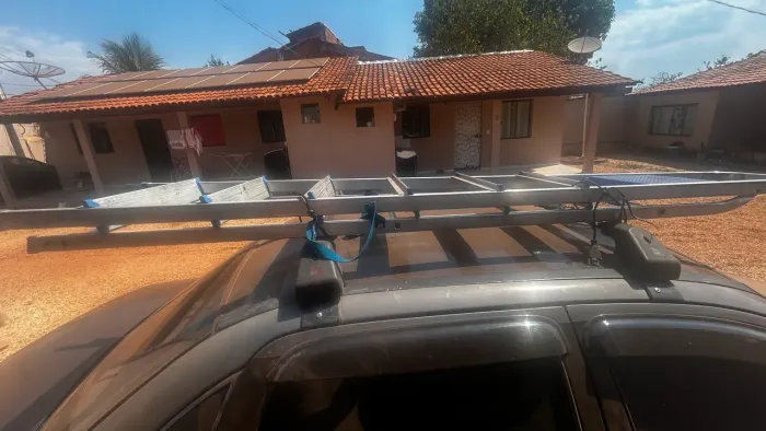 Escada alumínio 7 degraus 