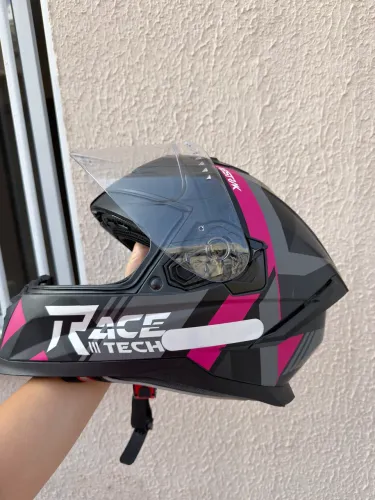 CAPACETE FEMININO RACE TECH ABSTRAK NOVO!!