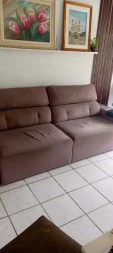 Vendo sofá retrátil reclinável tamanho grande 2.5m