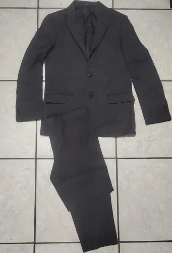 Terno Slim ao Camiseiro Tam 48m Preto