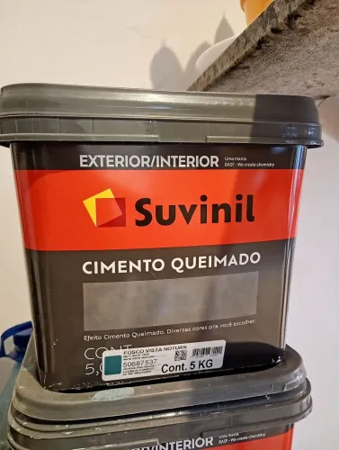 Cimento Queimado Suvinil Visão Noturna 5kg