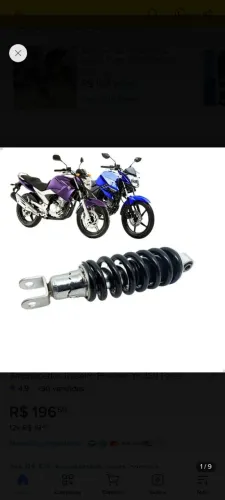 Amortecedor para fazer 250