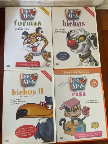 Dvds Infantis para Bebês - Originais - Série Bebê Mais