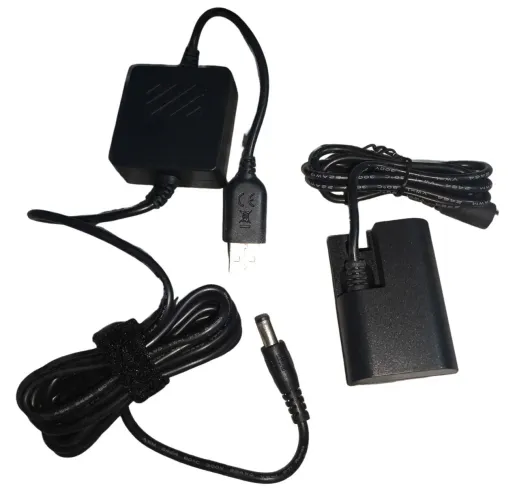 Bateria Virtual Dummy DR-E6 LP-E6 P/ Câmeras Canon USB