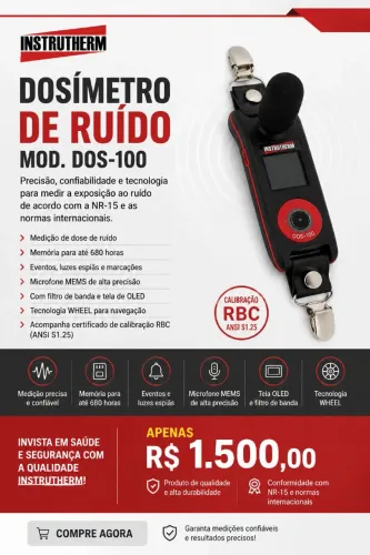 Dosímetro de ruído semi novo