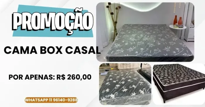 cama box casal (promoção)