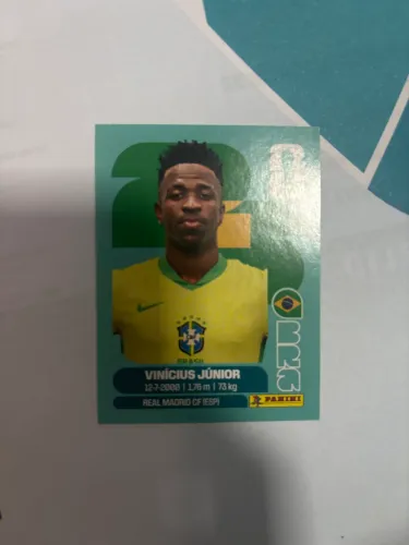 Figurinha Vinicius Júnior - copa 2026