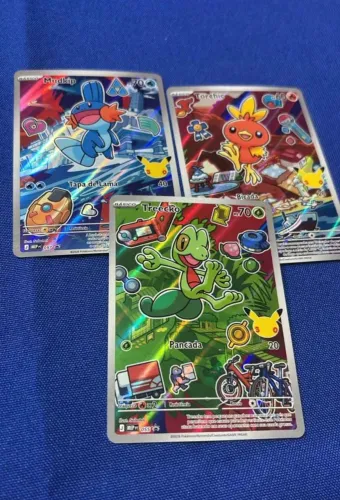 Cartas pokemon trio de hoenn troca ou venda