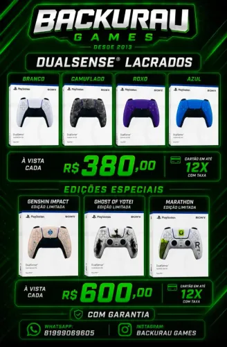 Controles PlayStation 5 Lacrados