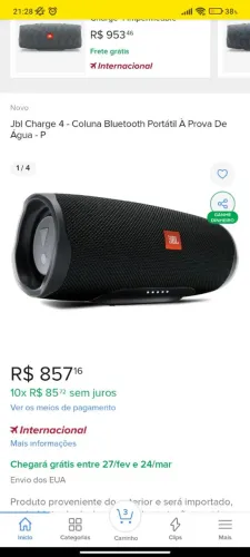 Caixinha jbl