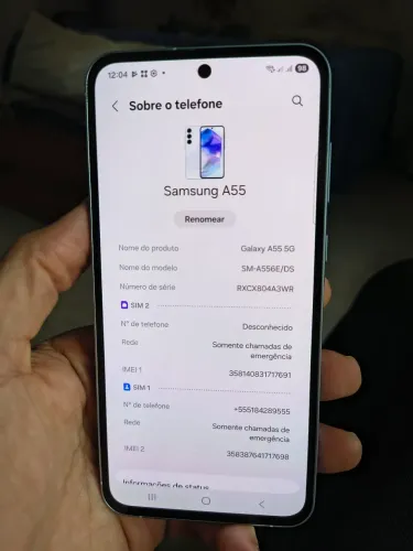 Samsung A55 128GB 1 ano de uso