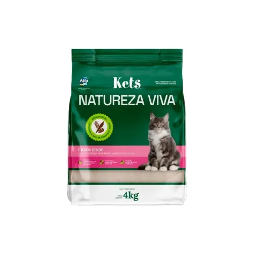Areia Higiênica Kets Natureza Viva