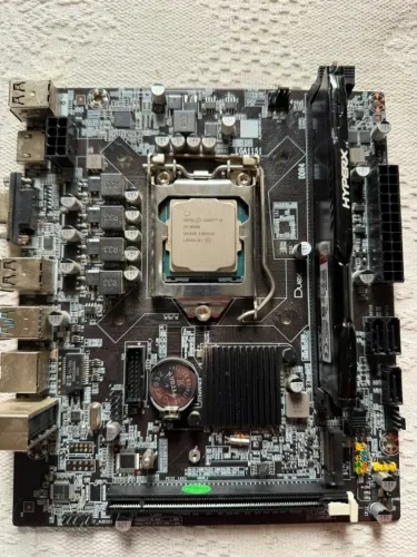 Kit placa mãe Duex + 8GB ram HyperX DDR4 + Core i5 8500 3.0GHZ