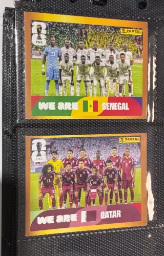 2 Figurinhas Copa 2026 Mc Donalds QAT13 SEN13