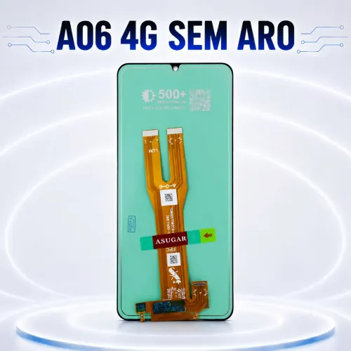 Tela Frontal Touch Display Samsung Galaxy A06 4G com Aro - Cores Vivas e Encaixe Preciso