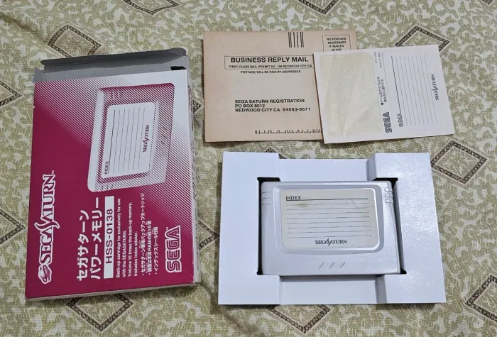 Cartucho Memória Backup Sega Saturn