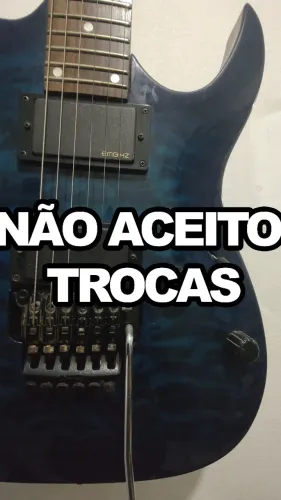 Guitarra Elétrica Ibanez Gio Grg270qm - Floyd Rose - Destro - Transparent Blue Burst