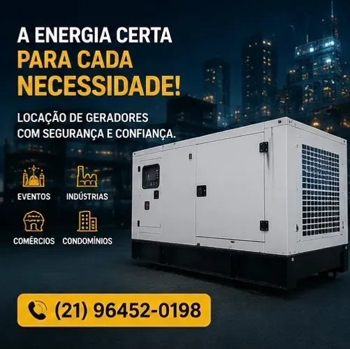 Geradores móveis para Diversas Aplicações