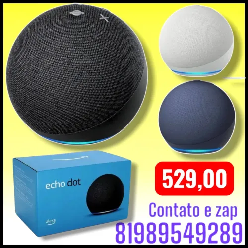 CAIXA DE SOM AMAZON ECHO DOT ALEXA 5G 