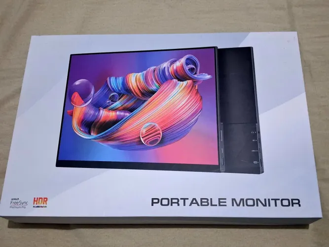 Monitor portátil 2k Quad HD e touch Vchance