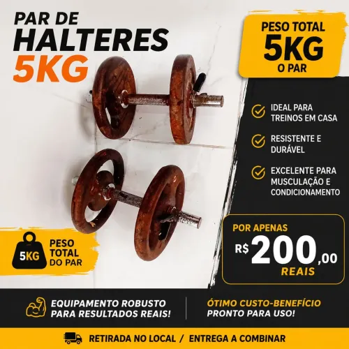 Par de halteres!!/ tel *
